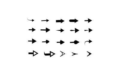 Arrow Icon Vector for Microstock Market