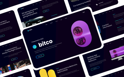 Bitco - Plantilla de PowerPoint sobre blockchain