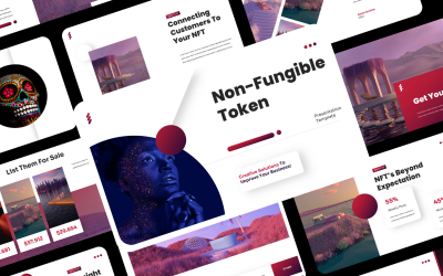 NFT powerpoint technology presentation template