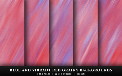 Sfondi con texture granulosa blu e rosso vibrante