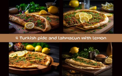 Pide turco e lahmacun al limone