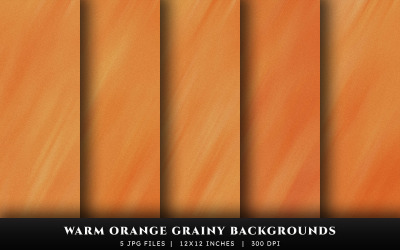 Warm Orange Grainy Texture Backgrounds