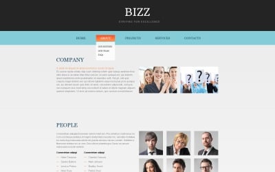Free HTML5 Business Theme Website Template