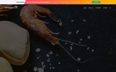 Free HTML5 Theme for Restaurant Site Website Template
