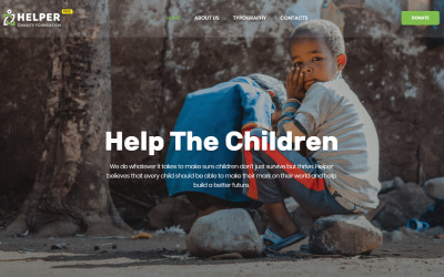 "Free HTML5 Theme for Social Organization Website Template" modèle web adaptatif #51679