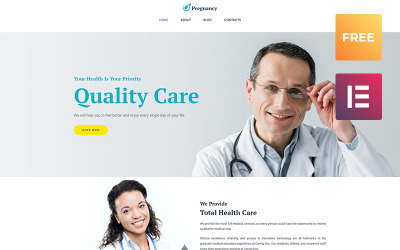 "Free WordPress Template" Responsive WordPress thema №51633