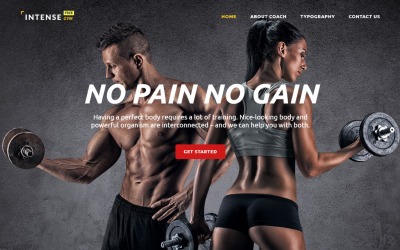 Kostenlose HTML5 Theme für Sport Site Website Vorlage