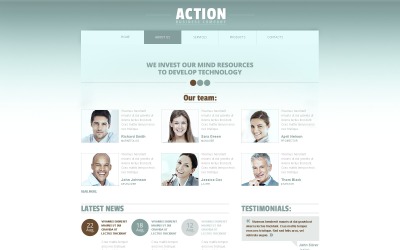 Plantilla HTML5 Gratis para Sitio de Negocio