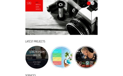 Tema HTML5 gratuito para plantilla de sitio web de cartera