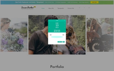 Tema Siti Web Responsive #51693 "Free Responsive HTML5 Theme for Photo Site Website Template"