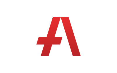 Element szablonu wektorowego logo litery A v2