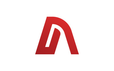 Elemento modello di design vettoriale del logo della lettera A v1
