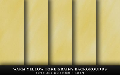 Warm Yellow Tone Grainy Texture Backgrounds