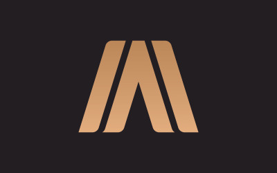 Element szablonu wektorowego logo litery A v0