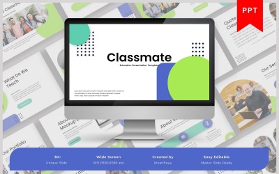 Modèle PowerPoint « Classmates » : Éducation