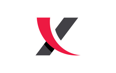 Projekt logo X i szablon. v0