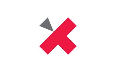 X Logo Design and template. v12
