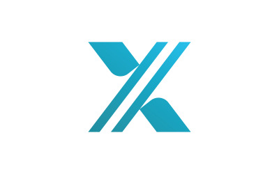 X Logo Design and template. v4