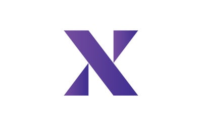 X Logo Design and template. v8
