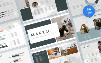Digital Marketing Agency Presentation Keynote Mall