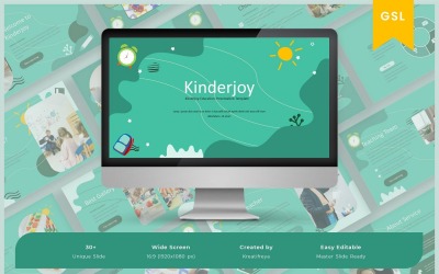 Kinderjoy-onderwijs Google Slide-sjabloon