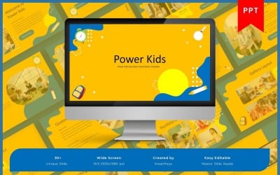 Powerkids - 教育 PowerPoint 模板