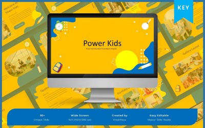 Powerkids - Modello per discorso di presentazione sull&amp;#39;istruzione