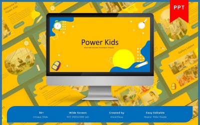 Powerkids - Utbildning PowerPoint-mall