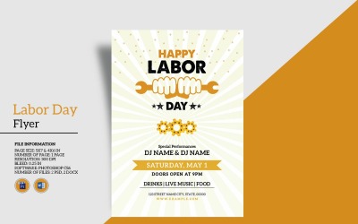 International Labor Day Flyer Mall