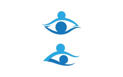 Branding Corporate Health Eye Care vector Logo v.55