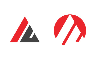 Designvorlage für ein Buchstaben-Logo für Geschäftskonzepte, Version 100