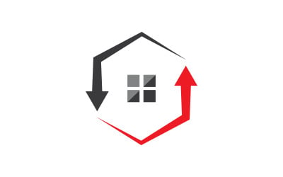 Home industrial Property concept icon logo illustration vv.178
