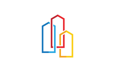 Logo-Illustration zum Konzept „Home Industrial Property“ vv.182
