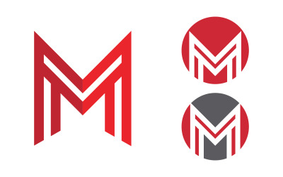 M Letter Logo Business Icon Design Illustration Vorlage v.55