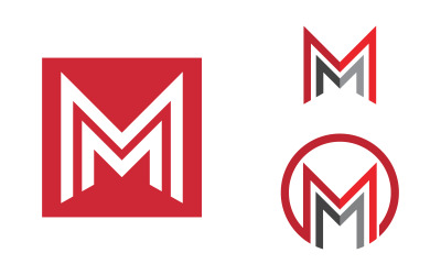 M Letter Logo Business Icon Design Illustration Vorlage v.63