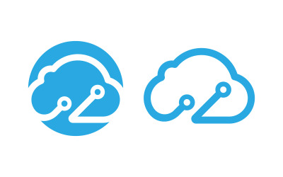 Technologie-Schaltkreis Modernes Symbol Logo-Design-Vorlage v.26