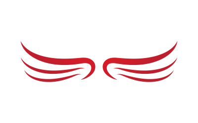 Eagle hawk wing icon illustratio logo design v.11