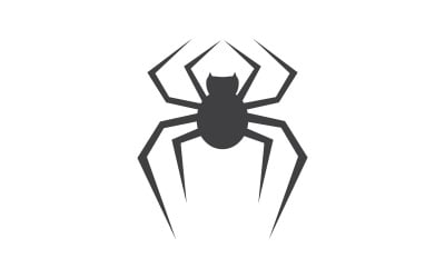 Spider icon Logo illusztráció tervezősablon v.4