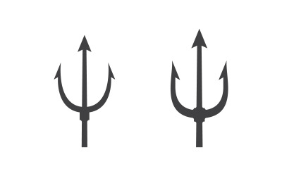 Trident Armor Vector illustration Icon Logo Template design vv.22