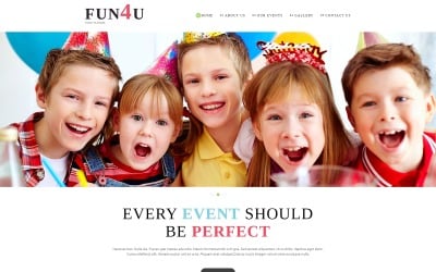 Feestplanning Joomla-sjabloon