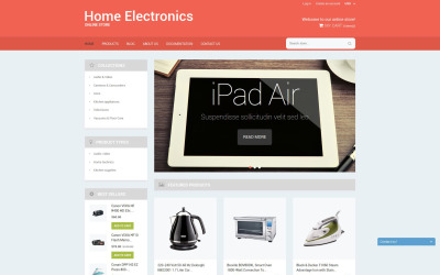 Home Office Tech Gear Tema de Shopify