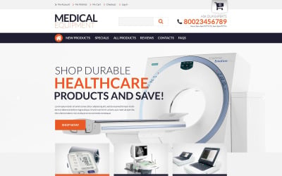 Medical Supplies ZenCart Template