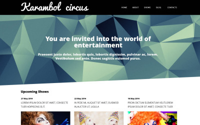Tema De WordPress "Fun Joy Club" #51773