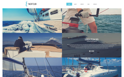 WordPress тема для відпустки на яхті