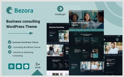 Bezora – Motyw WordPress dla agencji doradztwa biznesowego i marketingu cyfrowego