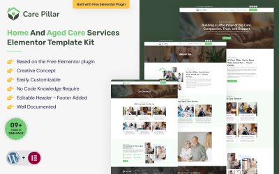 Care Pillar - Home And Aged Care Services Elementor Template Kit