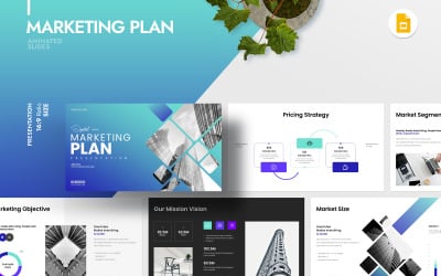 Digital Marketing Plan Presentation Template 2030