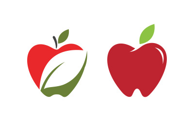 Ikona projektu wektorowego świeżego logo Apple v.11