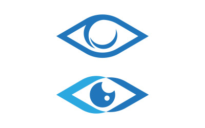 Augengesundheitspflege, Vektorsymbol-Illustrationsdesign v.3