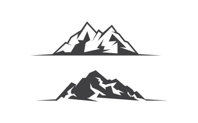 Bergsymbol Logo-Illustrationsdesign-Vorlage v.5